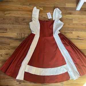 Pleated SHEIN X dress